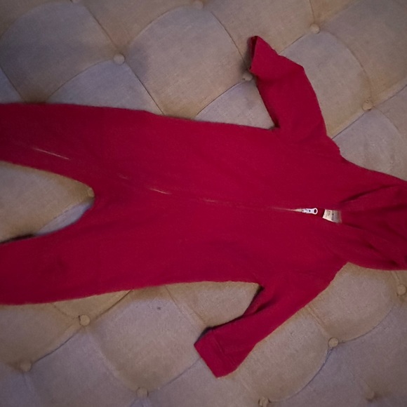 Jillian Harris JH x SMASH + TESS - THE MINI JILLY JOGGER ROMPER JILLY RED 6-12M - Picture 10 of 10